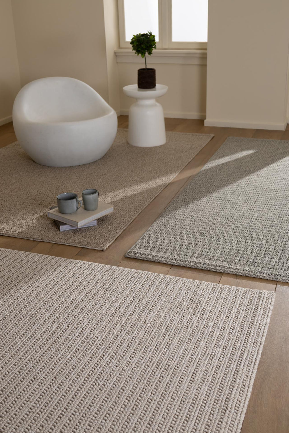 Ψάθινο Χαλί Κρεμ Eco Royal Carpet 1.30X1.90 (3190CR)
