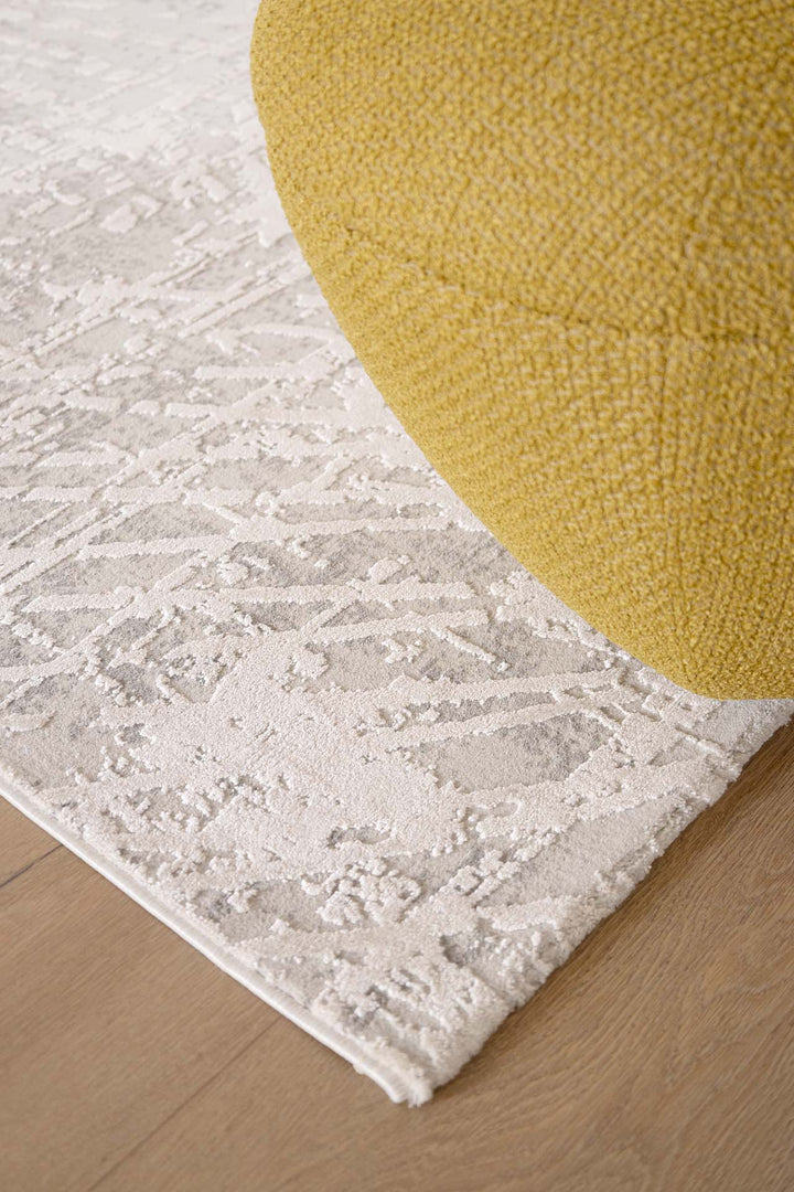 Μοντέρνο Χαλί Λευκό Πολυεστερικό Silky Royal Carpet 1.60Χ2.30 (340D)
