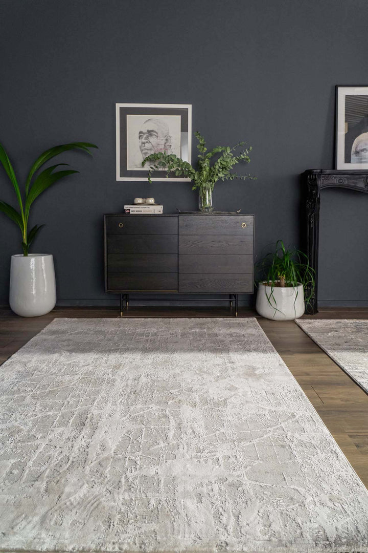 Μοντέρνο Χαλί Λευκό Πολυεστερικό Silky Royal Carpet 2.00Χ2.90 (340D)