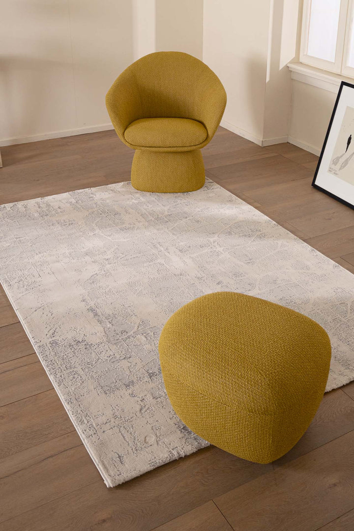 Μοντέρνο Χαλί Λευκό Πολυεστερικό Silky Royal Carpet 2.00Χ2.90 (341D)