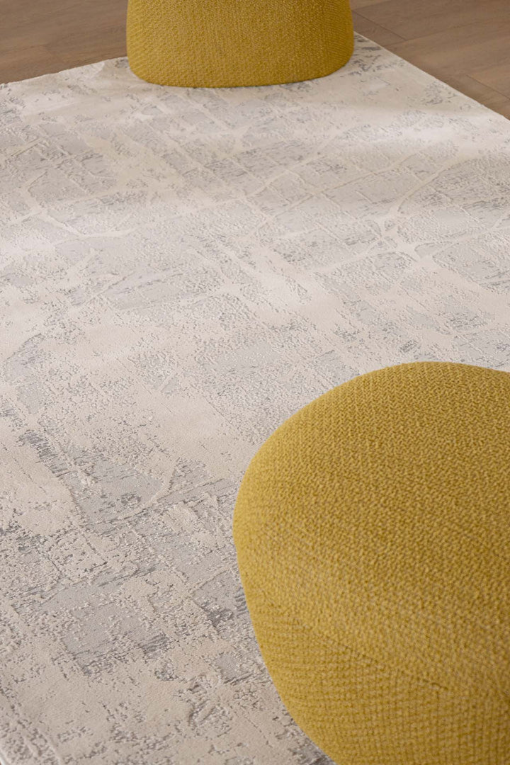 Μοντέρνο Χαλί Λευκό Πολυεστερικό Silky Royal Carpet 2.80X3.80 (341D)