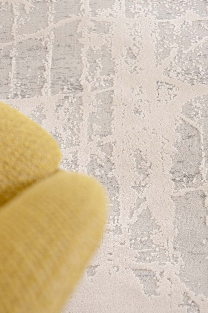 Μοντέρνο Χαλί Λευκό Πολυεστερικό Silky Royal Carpet 2.80X3.80 (341D)