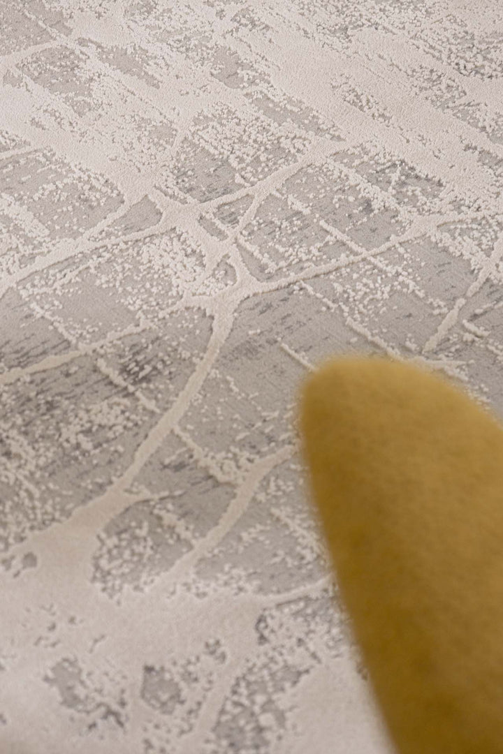 Μοντέρνο Χαλί Λευκό Πολυεστερικό Silky Royal Carpet 2.80X3.80 (341D)