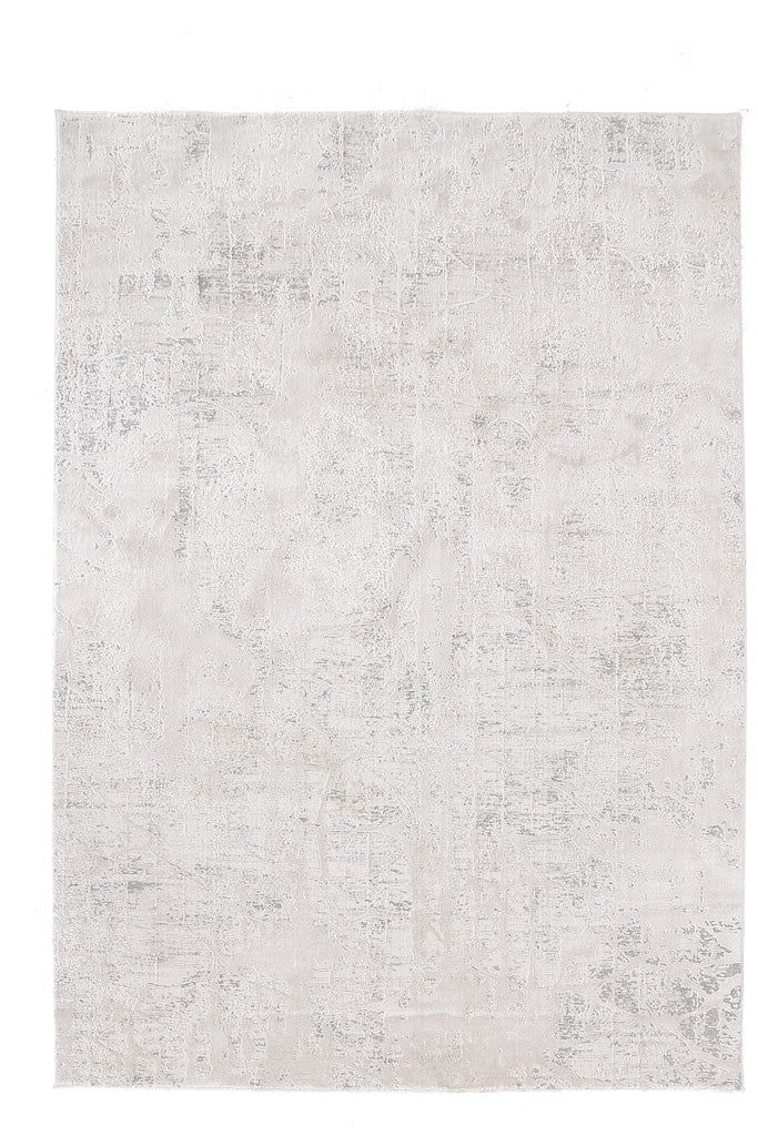 Μοντέρνο Χαλί Λευκό Πολυεστερικό Silky Royal Carpet 0.70Χ2.40 (341D)