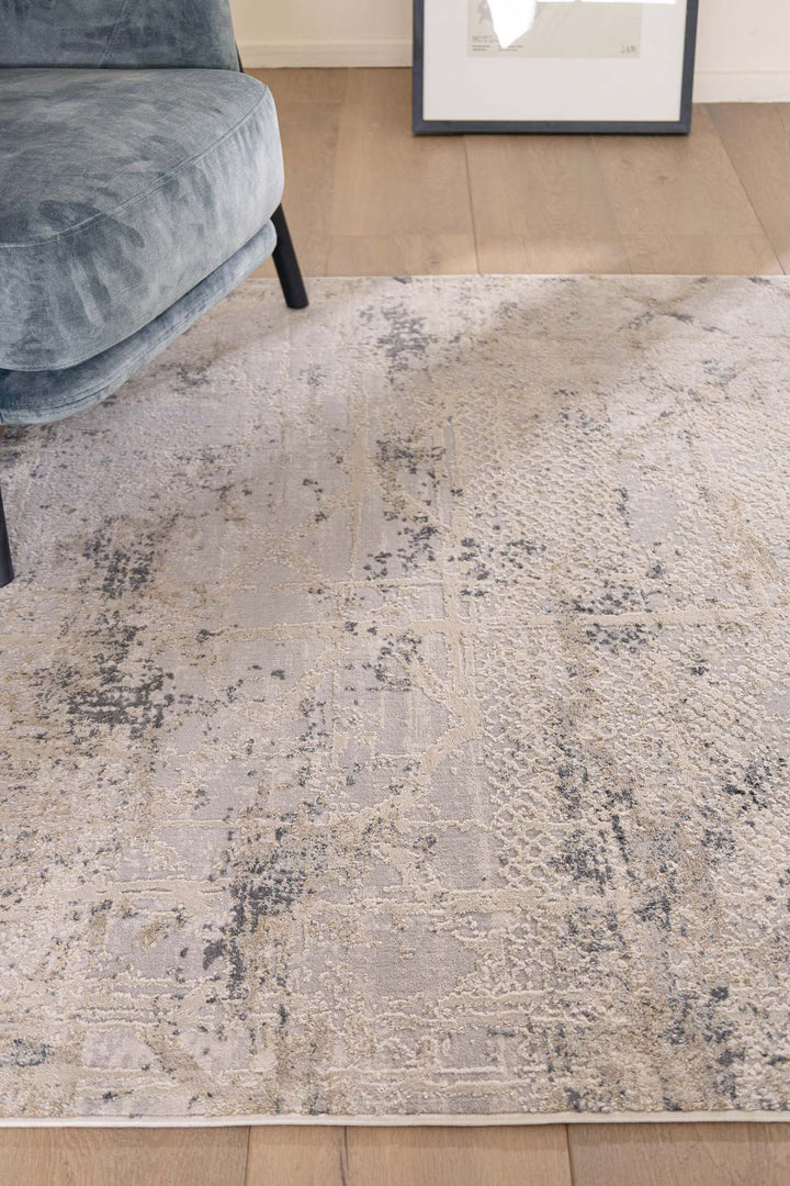 Μοντέρνο Χαλί Silky 0.70X1.40 - 344A Γκρι Royal Carpet