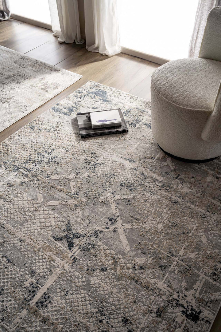 Μοντέρνο Χαλί Silky 2.40X3.00 - 344A Γκρι Royal Carpet