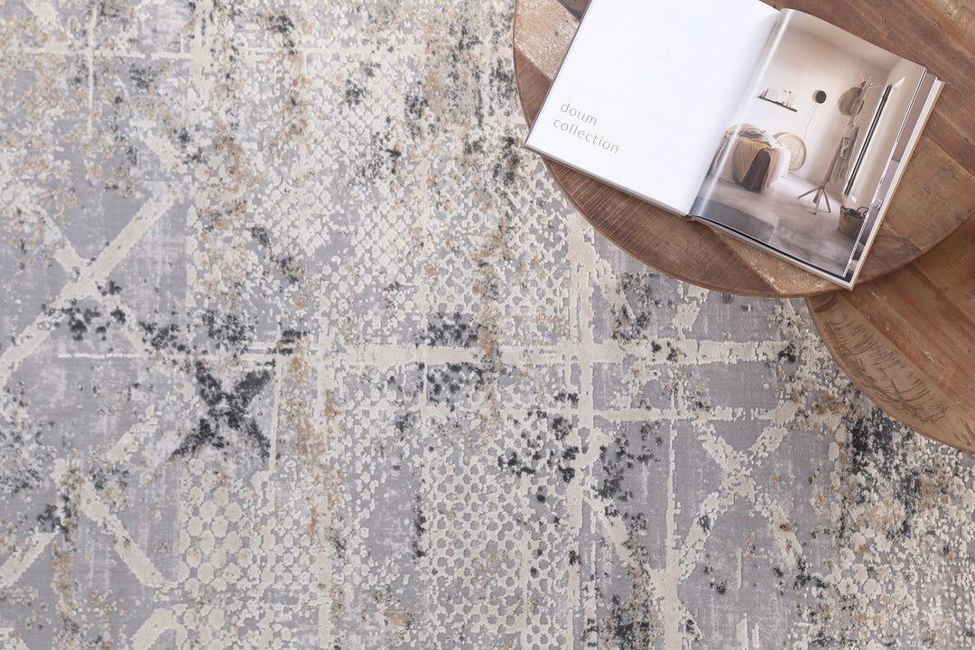 Μοντέρνο Χαλί Silky 2.40X3.00 - 344A Γκρι Royal Carpet
