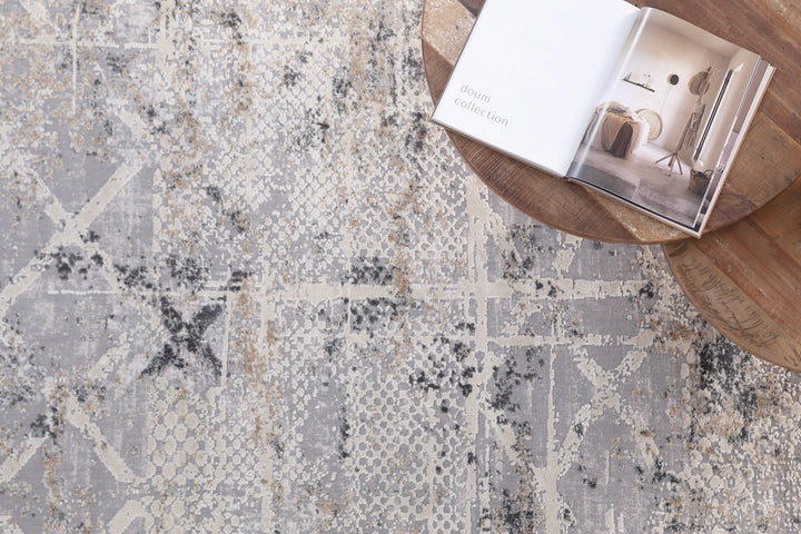 Μοντέρνο Χαλί Silky 2.40X3.00 - 344A Γκρι Royal Carpet