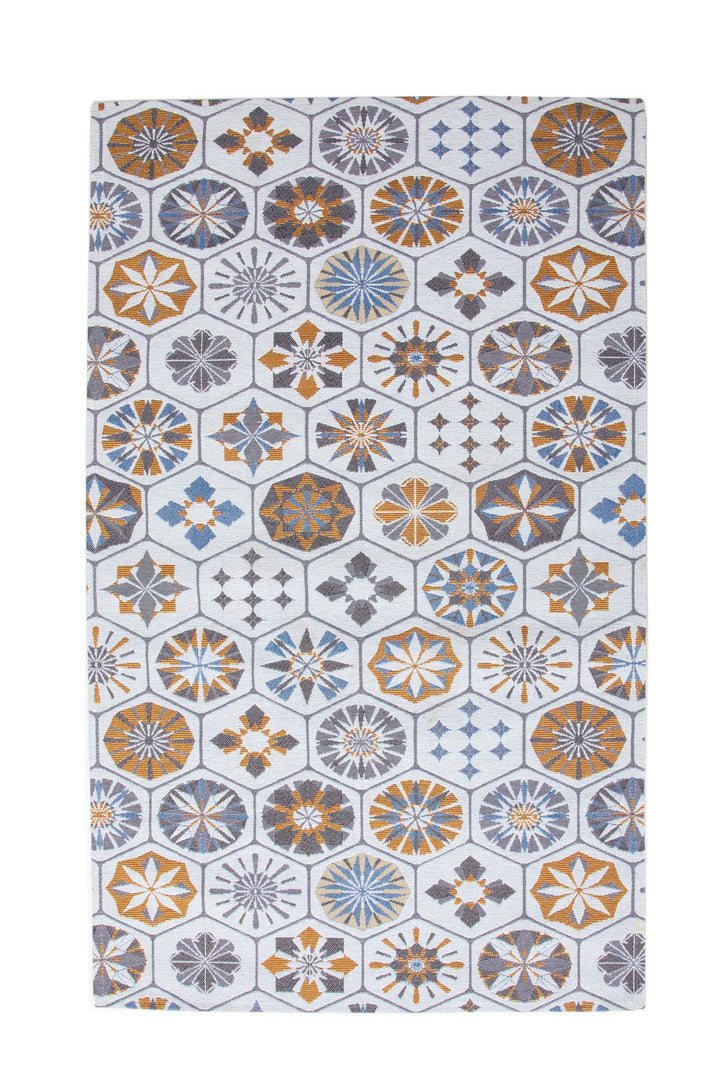 Χαλί Αντιολισθητικό με Μοτίβο Πλακάκι Canvas Royal Carpet (357B)