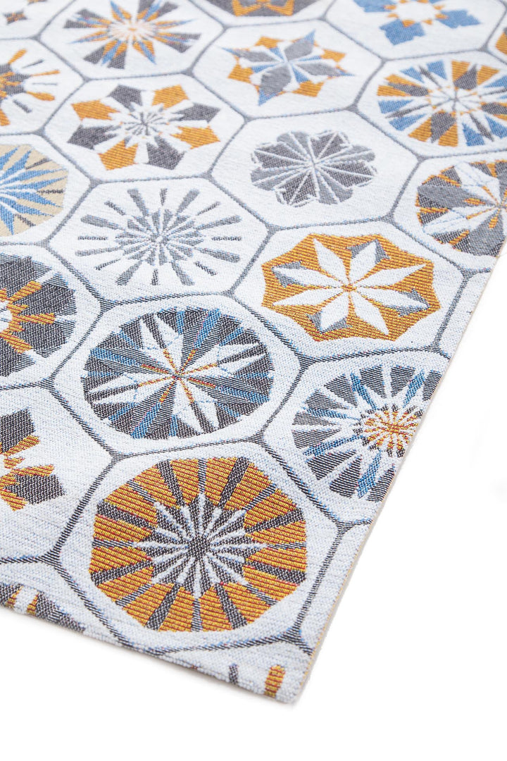 Χαλί Αντιολισθητικό με Μοτίβο Πλακάκι Canvas Royal Carpet (357B)