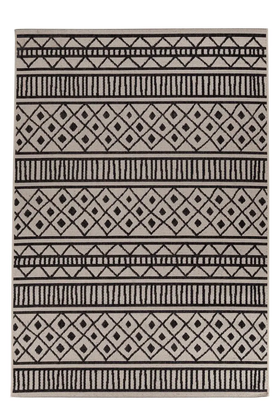 Ψάθινο Χαλί Ασπρόμαυρο Flox Royal Carpet 1.60X2.35 (3603W)