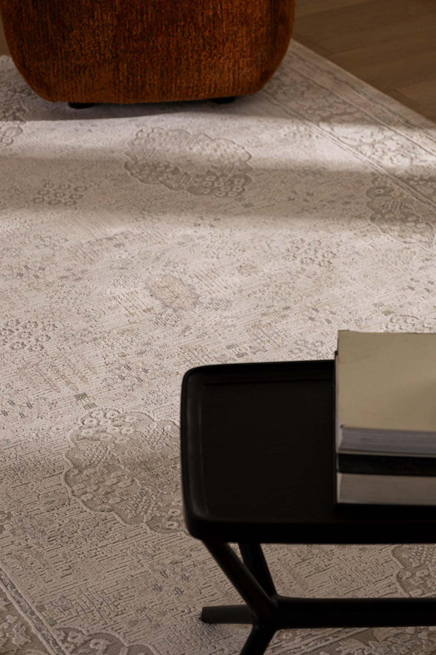 Vintage Χαλί Γκρι-Μπεζ Πολυεστερικό Allure Royal Carpet 2.40Χ3.50 (36478)