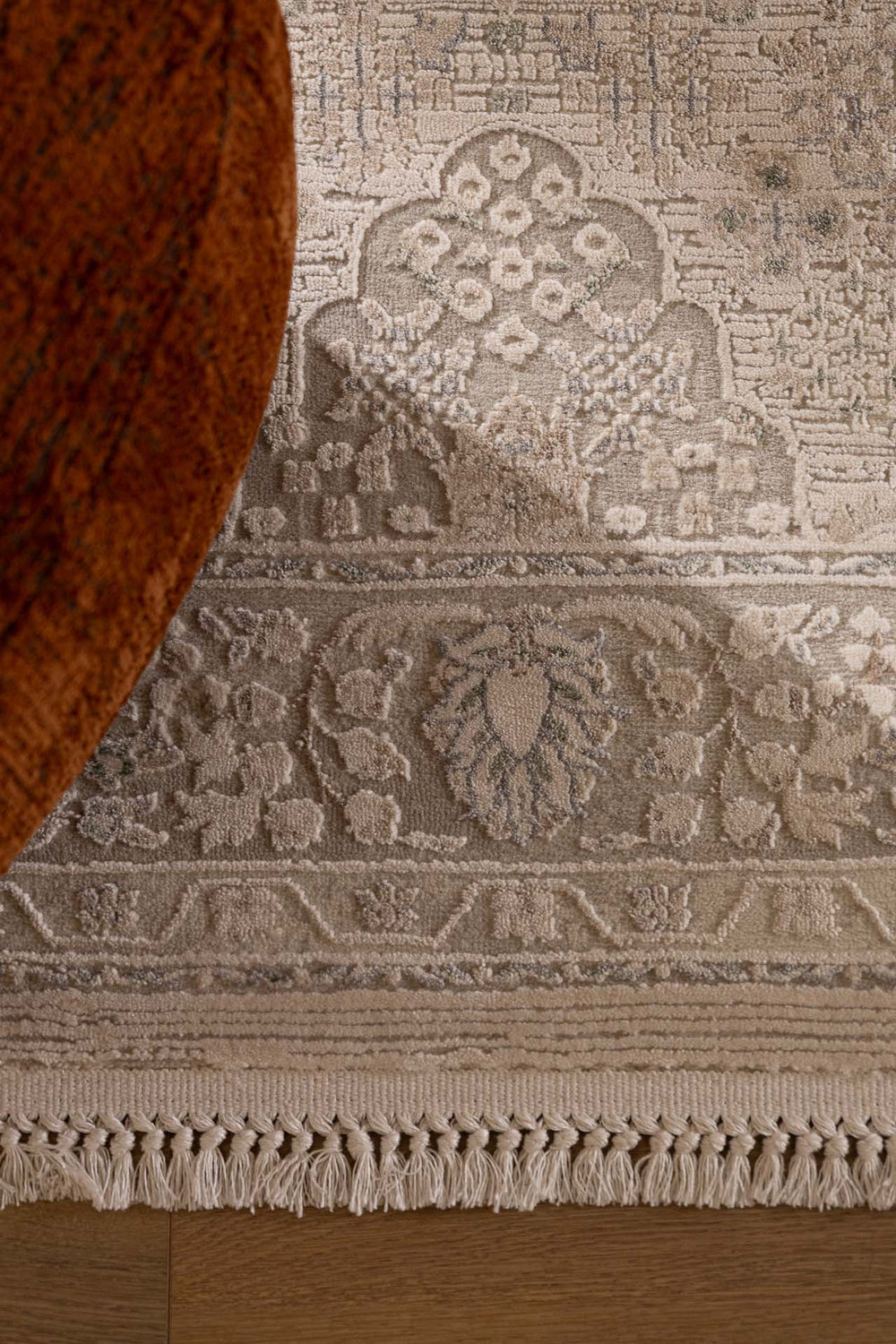 Vintage Χαλί Γκρι-Μπεζ Πολυεστερικό Allure Royal Carpet 2.00Χ2.50 (36478)