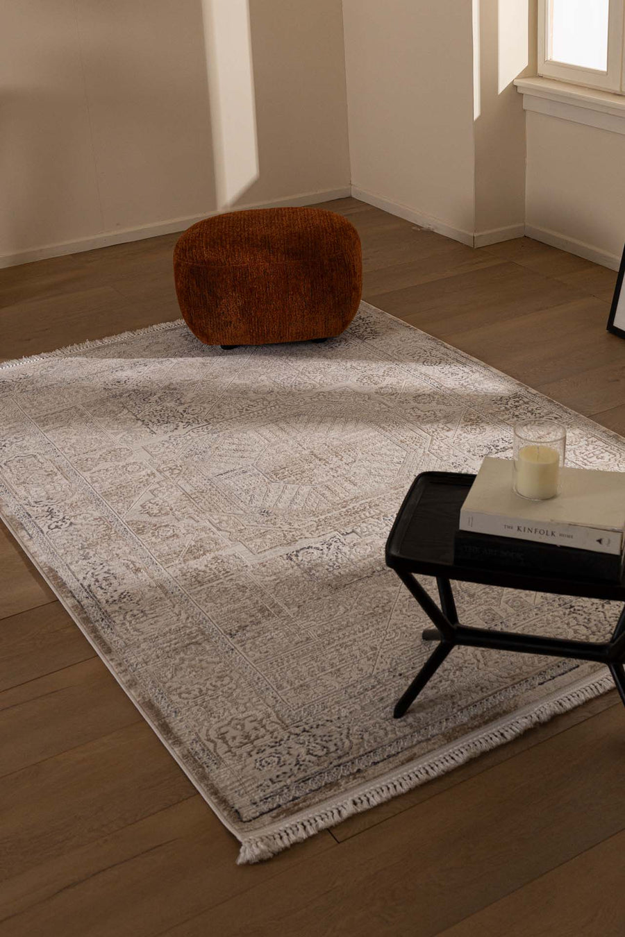 Vintage Χαλί Γκρι-Μπεζ Πολυεστερικό Allure Royal Carpet 2.00Χ2.90 (37379)