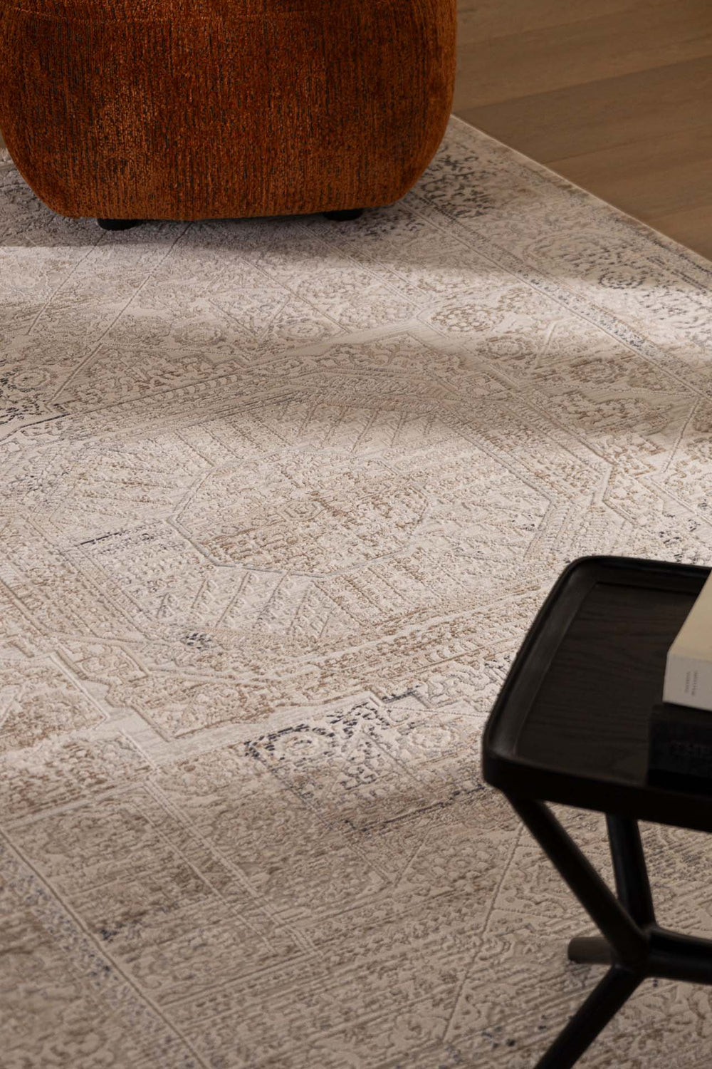Vintage Χαλί Γκρι-Μπεζ Πολυεστερικό Allure Royal Carpet 2.00Χ2.90 (37379)