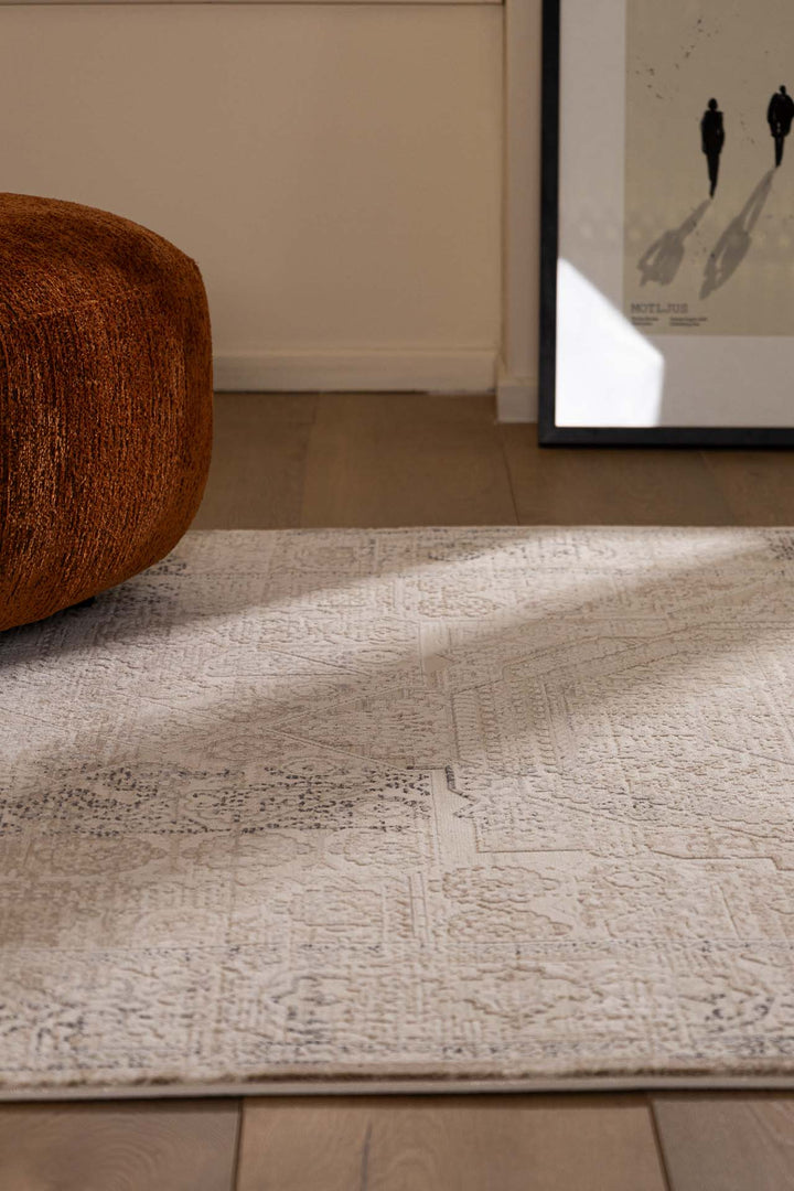 Vintage Χαλί Γκρι-Μπεζ Πολυεστερικό Allure Royal Carpet 1.20Χ1.80 (37379)