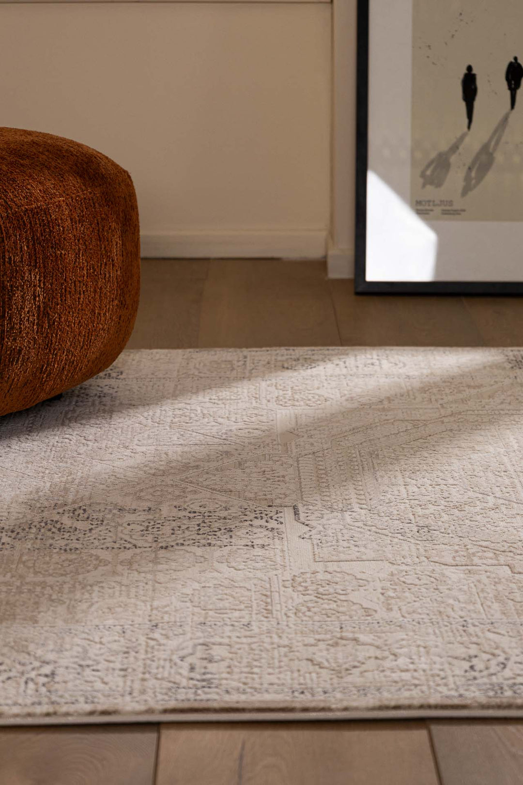 Vintage Χαλί Γκρι-Μπεζ Πολυεστερικό Allure Royal Carpet 1.40Χ2.00 (37379)
