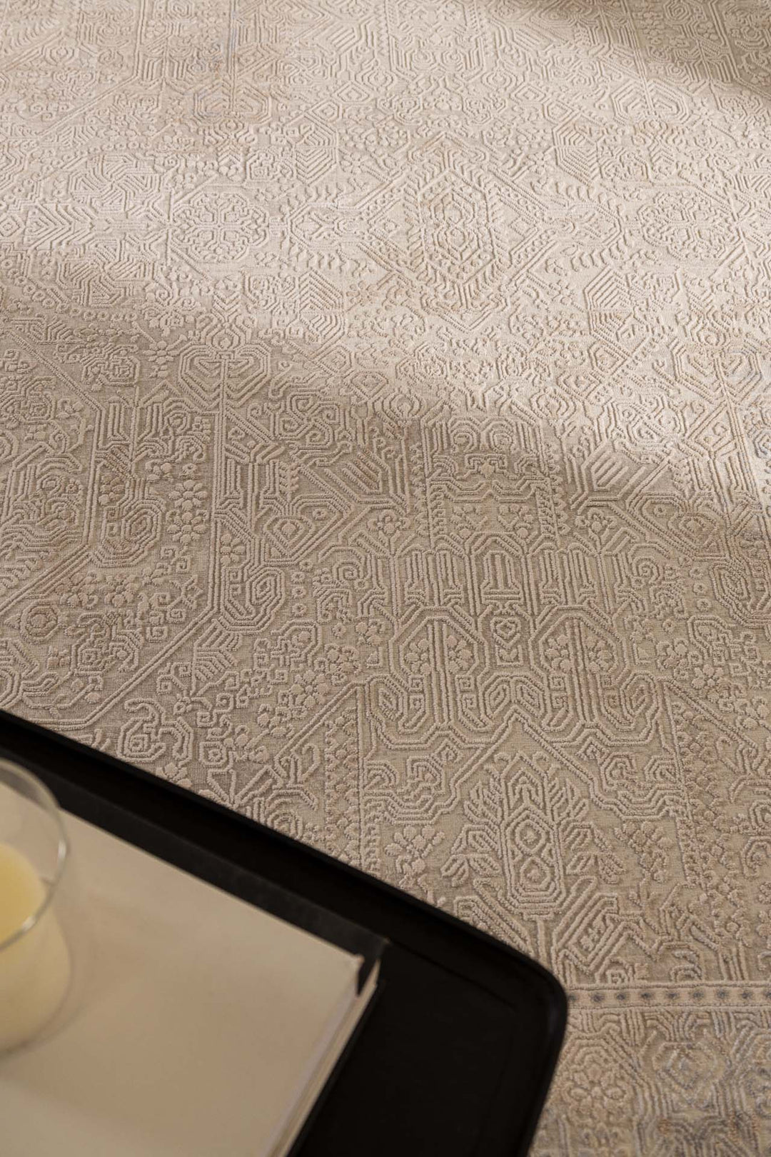 Vintage Χαλί Γκρι-Μπεζ Πολυεστερικό Allure Royal Carpet 1.20Χ1.80 (37538)