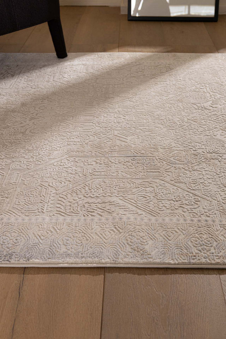Vintage Χαλί Γκρι-Μπεζ Πολυεστερικό Allure Royal Carpet 1.20Χ1.80 (37538)