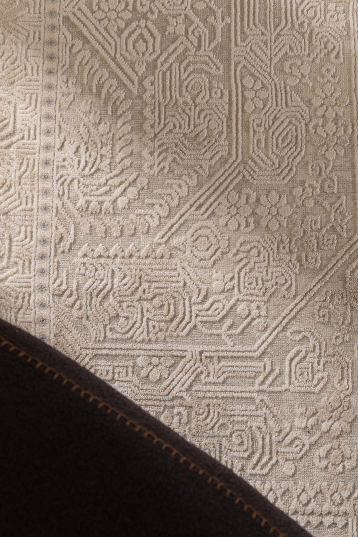 Vintage Χαλί Γκρι-Μπεζ Πολυεστερικό Allure Royal Carpet 1.20Χ1.80 (37538)
