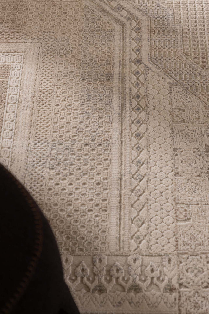Vintage Χαλί Γκρι-Μπεζ Πολυεστερικό Allure Royal Carpet 1.40Χ2.00 (37601)