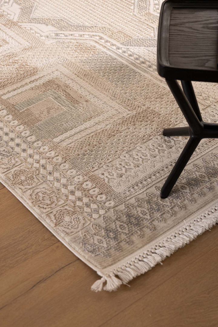 Vintage Χαλί Γκρι-Μπεζ Πολυεστερικό Allure Royal Carpet 2.00Χ2.50 (37601)