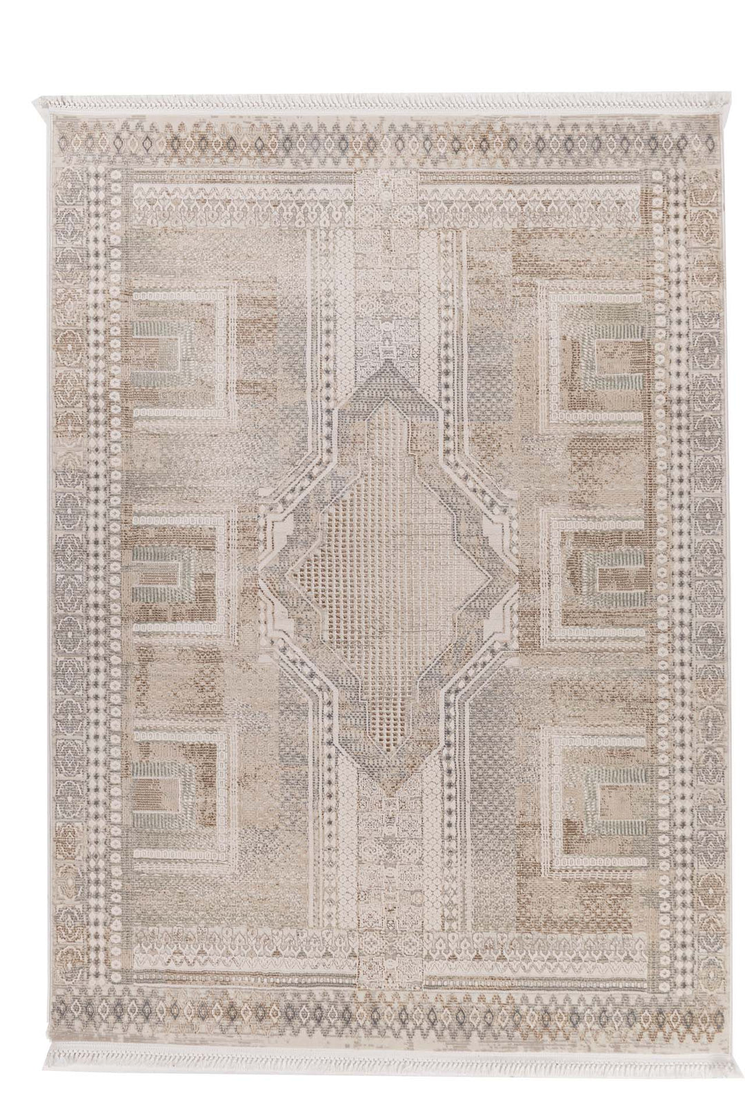 Vintage Χαλί Γκρι-Μπεζ Πολυεστερικό Allure Royal Carpet 2.00Χ2.50 (37601)