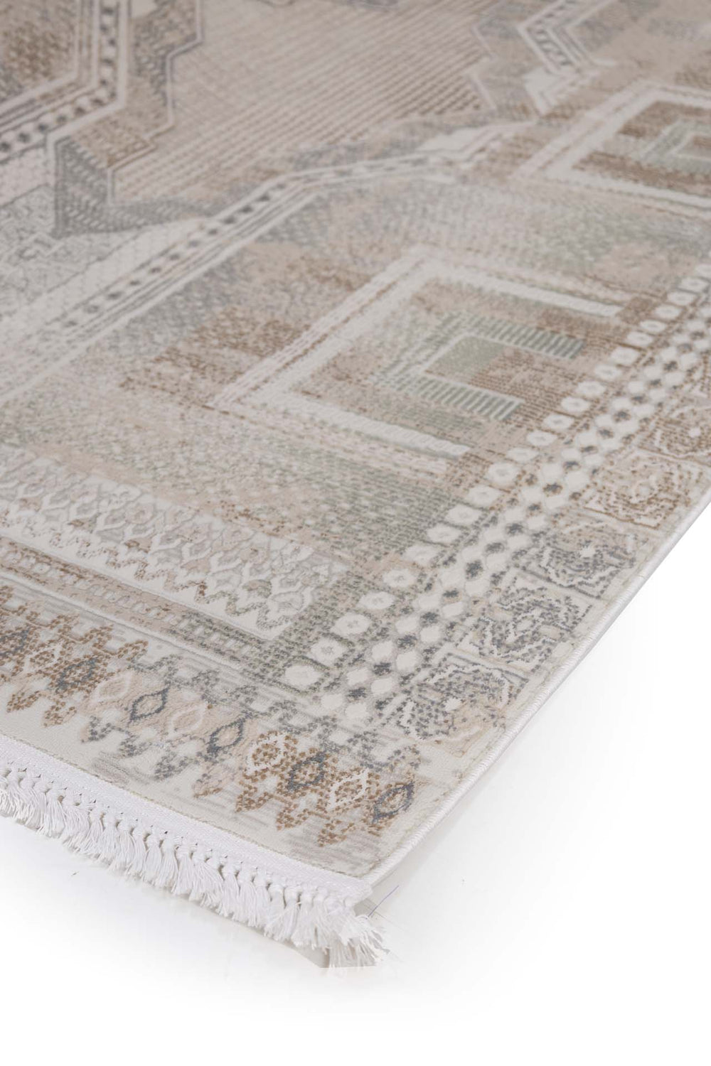 Vintage Χαλί Γκρι-Μπεζ Πολυεστερικό Allure Royal Carpet 1.60Χ2.30 (37601)
