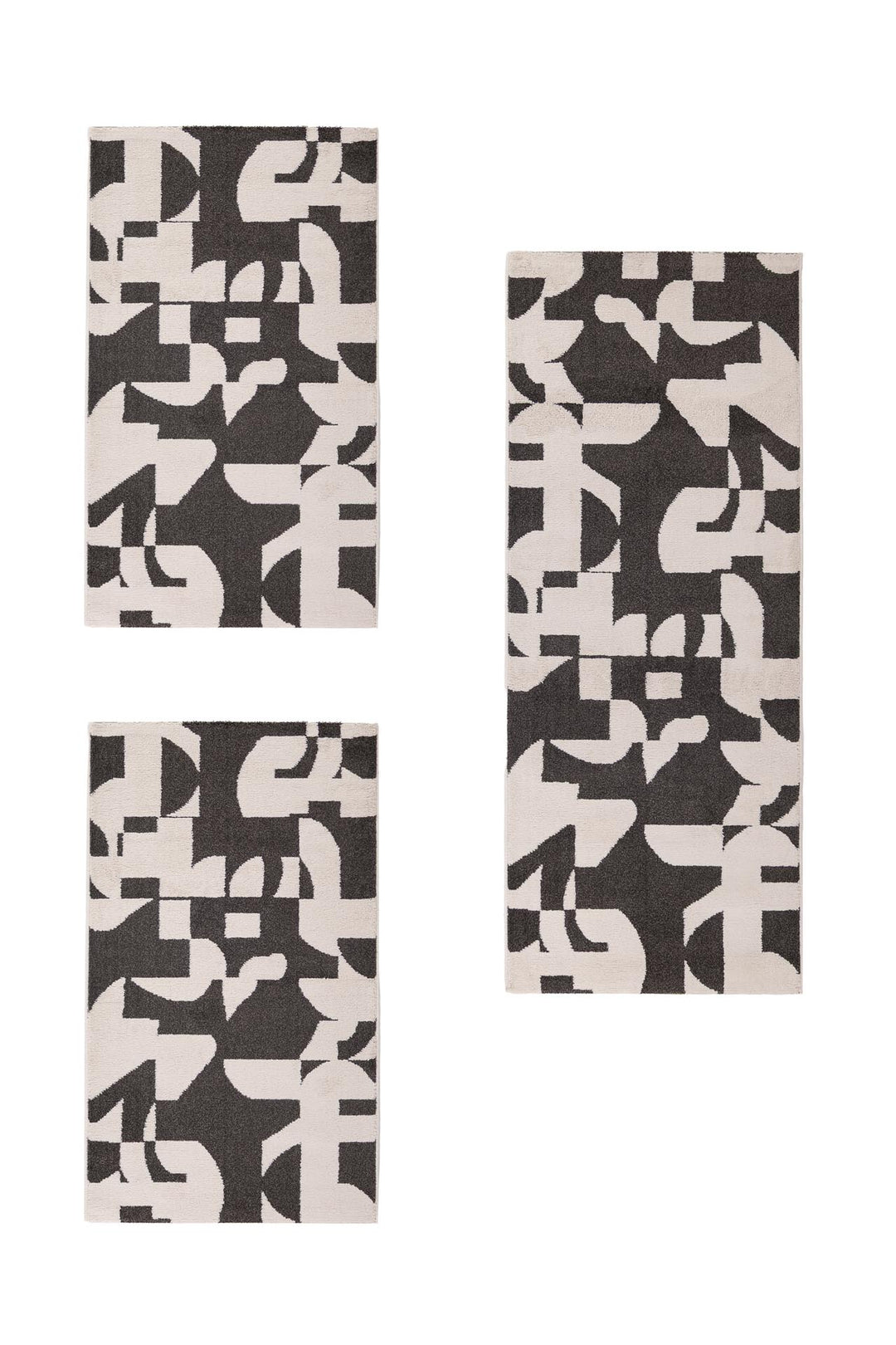 Μοντέρνο Γκρι Σετ Κρεβατοκάμαρας 3τμχ Century Royal Carpet (486CGREY)