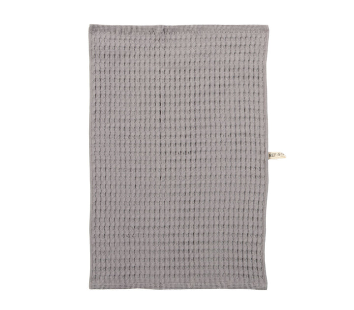 Ποτηρόπανο Σκούρο Γκρι Βαμβακερό Wafflow 24 45X68cm Nef-Nef Homeware
