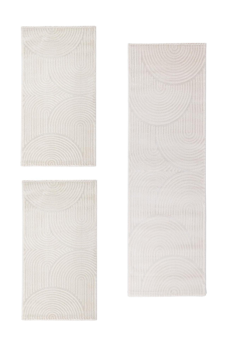 Μοντέρνο Σετ Κρεβατοκάμαρας Εκρού Organic Royal Carpet (565)