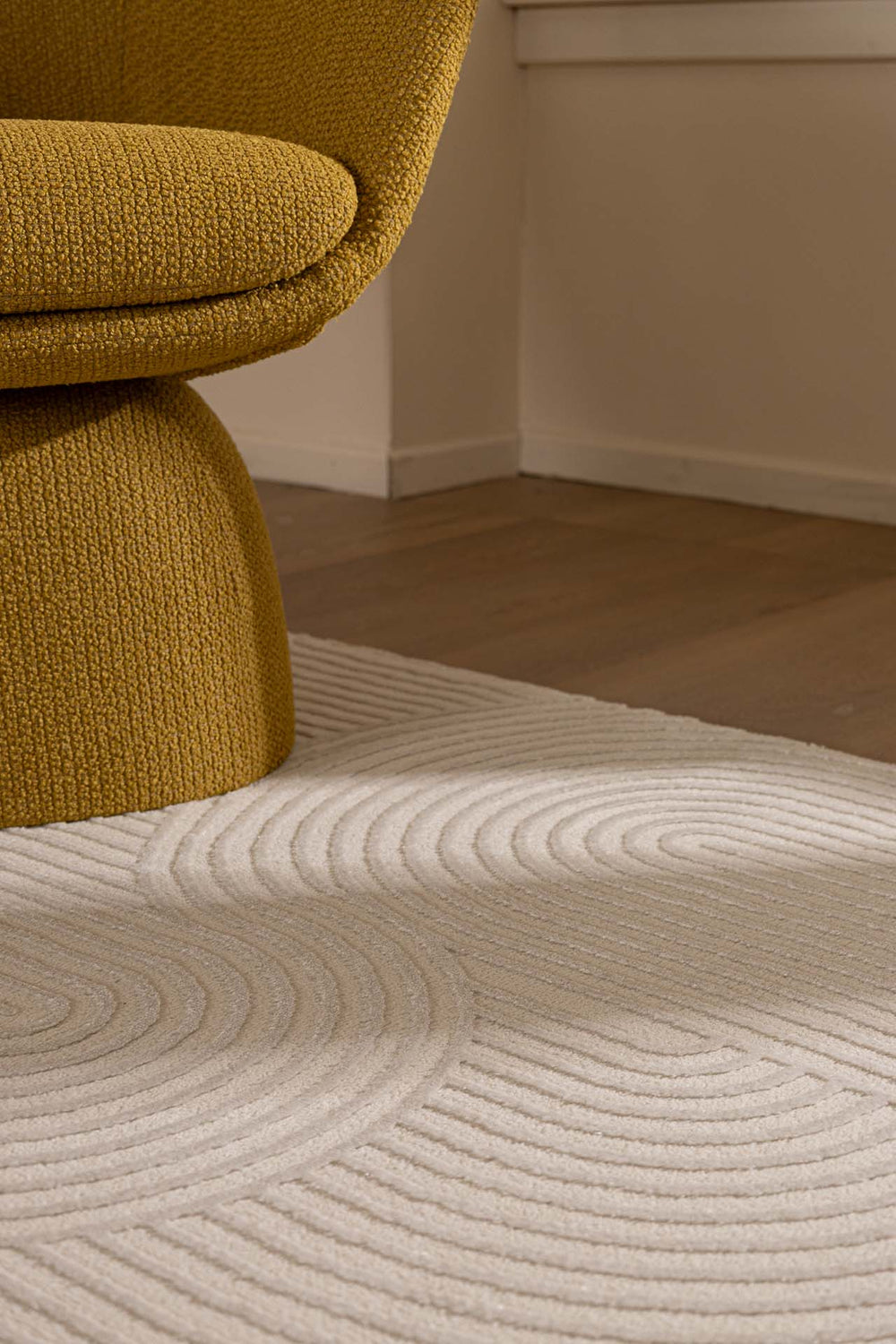 Μοντέρνο Χαλί  Εκρού Πολυεστερικό Organic Royal Carpet 2.00X2.90