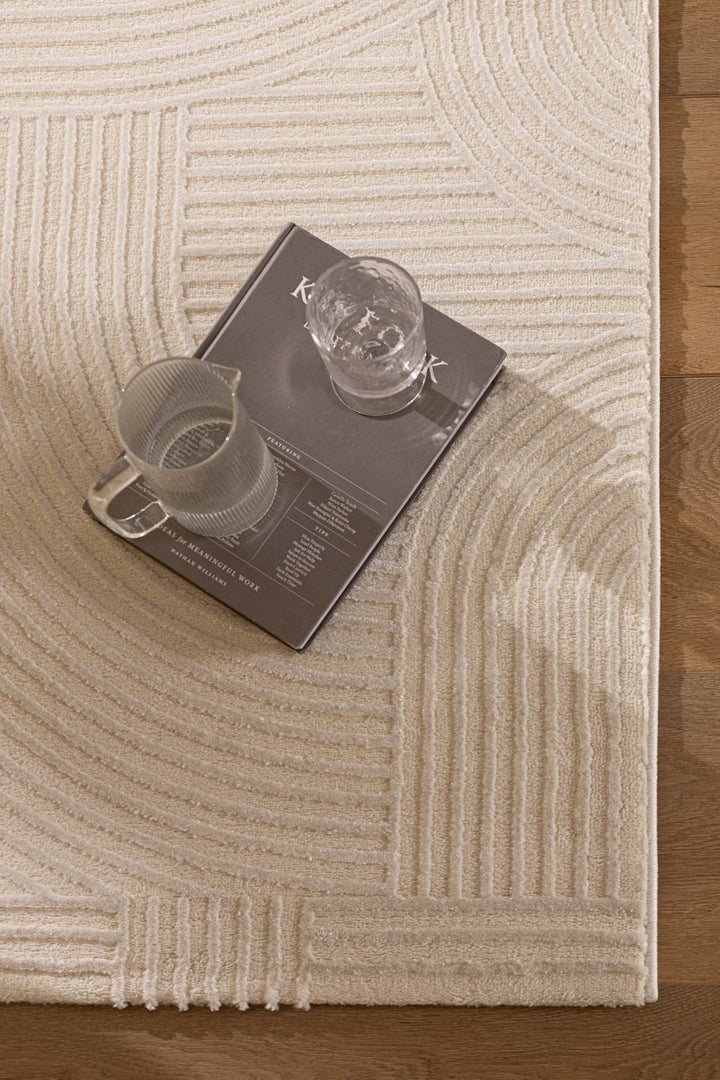 Μοντέρνο Χαλί Εκρού Πολυεστερικό Organic Royal Carpet 2.00X2.50