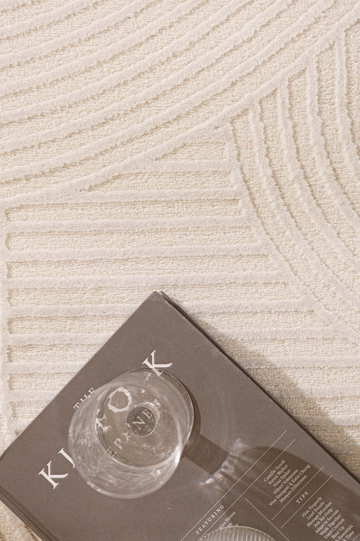 Μοντέρνο Χαλί Εκρού Πολυεστερικό Organic Royal Carpet 2.00X2.50