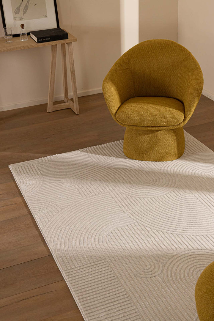 Μοντέρνο Χαλί Εκρού Πολυεστερικό Organic Royal Carpet 2.00X2.50