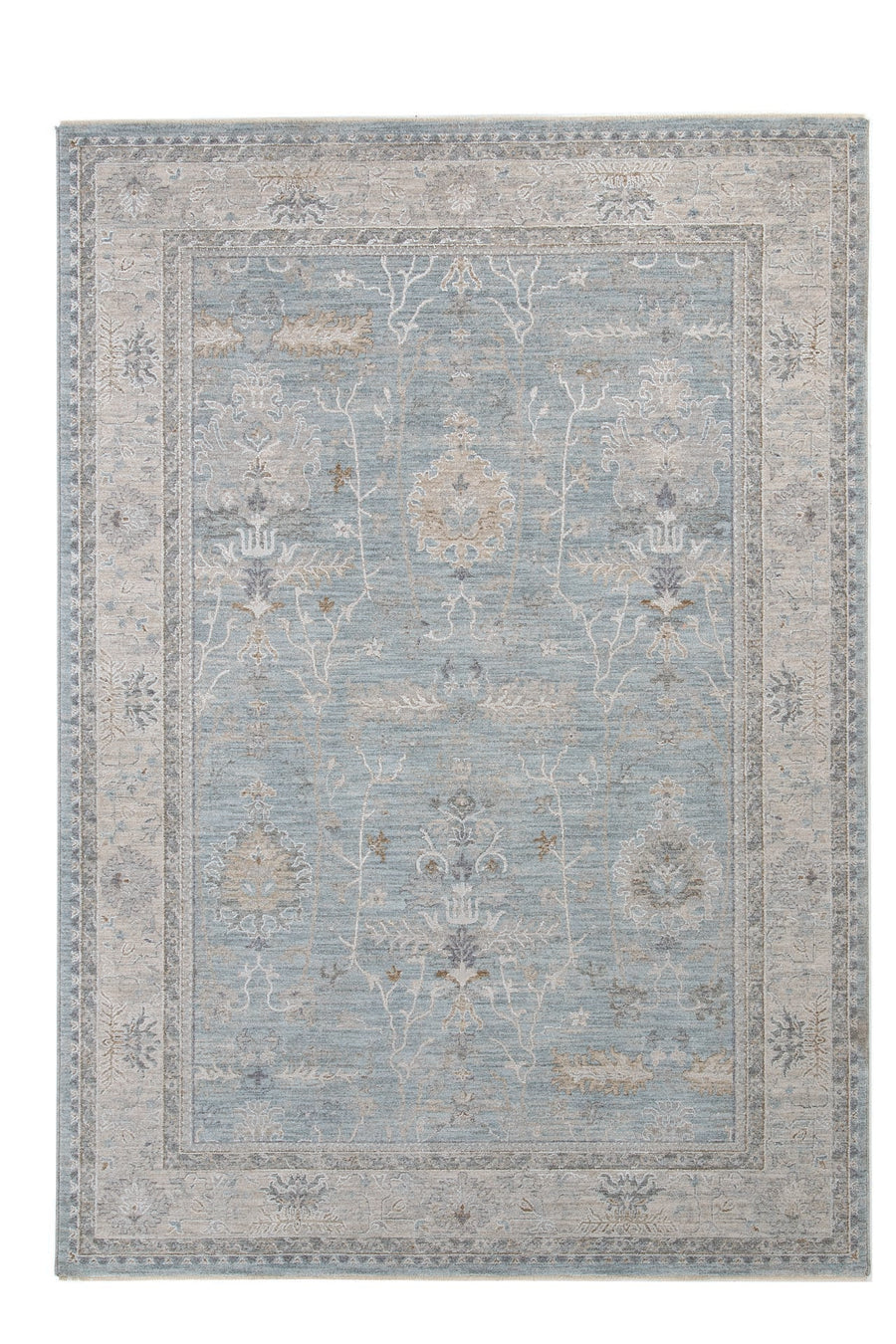 Vintage Χαλί Μπλε Πολυεστερικό Tabriz(590) Royal Carpet 2.40Χ3.60