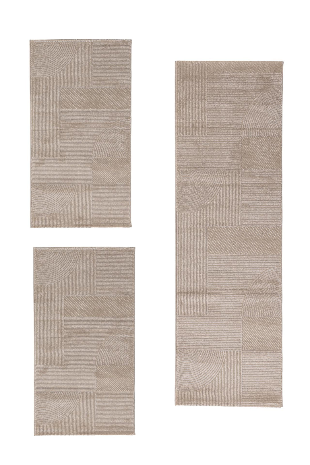 Μοντέρνο Σετ Κρεβατοκάμαρας Μπεζ Organic Royal Carpet (591)