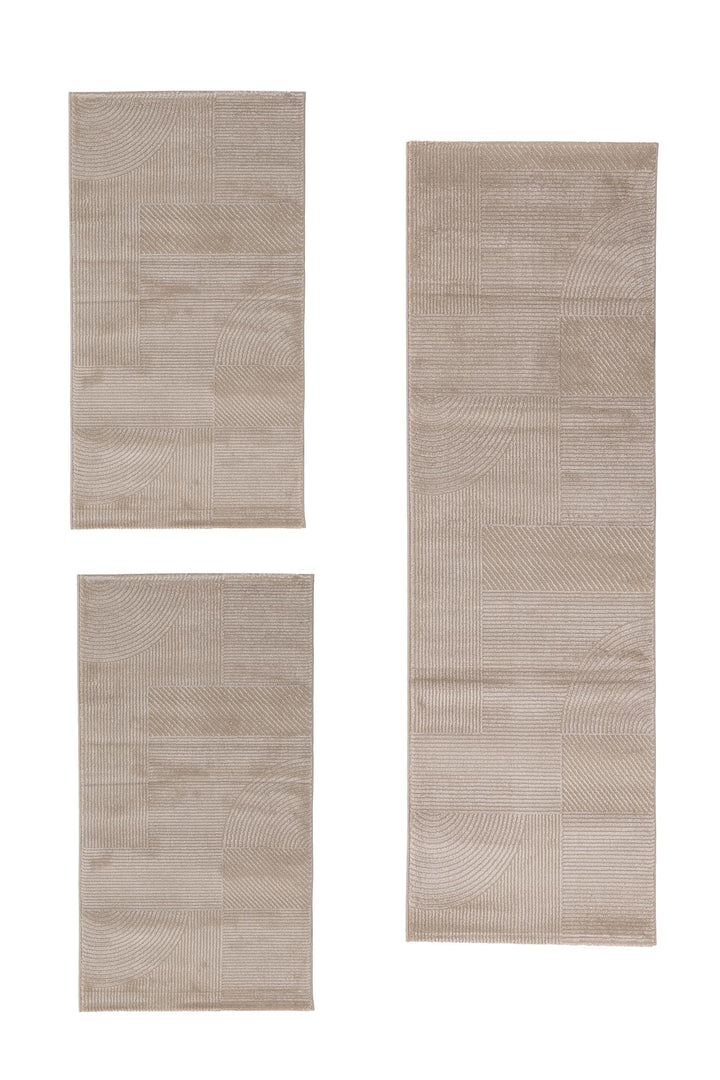 Μοντέρνο Σετ Κρεβατοκάμαρας Μπεζ Organic Royal Carpet (591)
