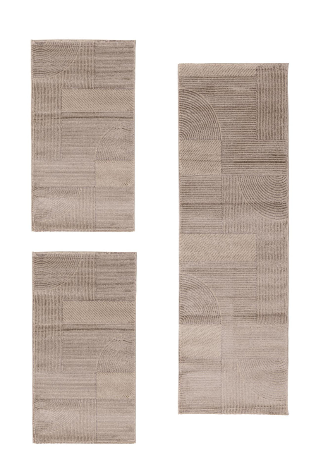 Μοντέρνο Σετ Κρεβατοκάμαρας Σκούρο Μπεζ Organic Royal Carpet (591)