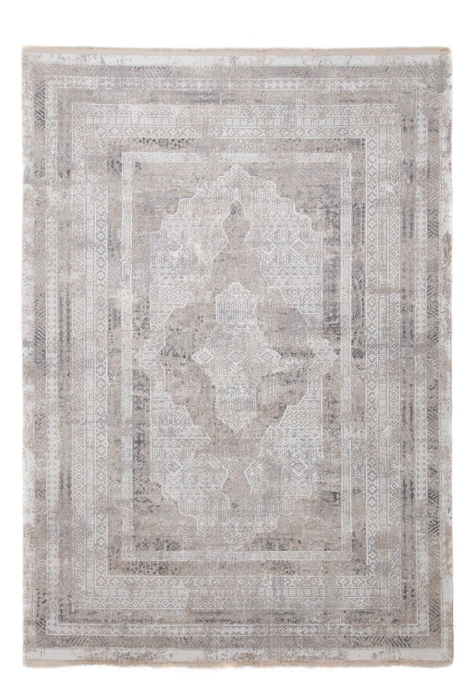 Vintage Χαλί Γκρι-Λευκό Πολυεστερικό Infinity Royal Carpet 2.00X2.50