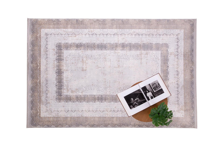 Vintage Χαλί Γκρι Πολυεστερικό Infinity Royal Carpet 1.40X2.00