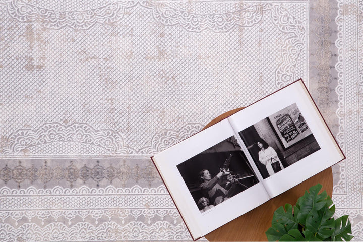 Vintage Χαλί Γκρι Πολυεστερικό Infinity Royal Carpet 1.40X2.00