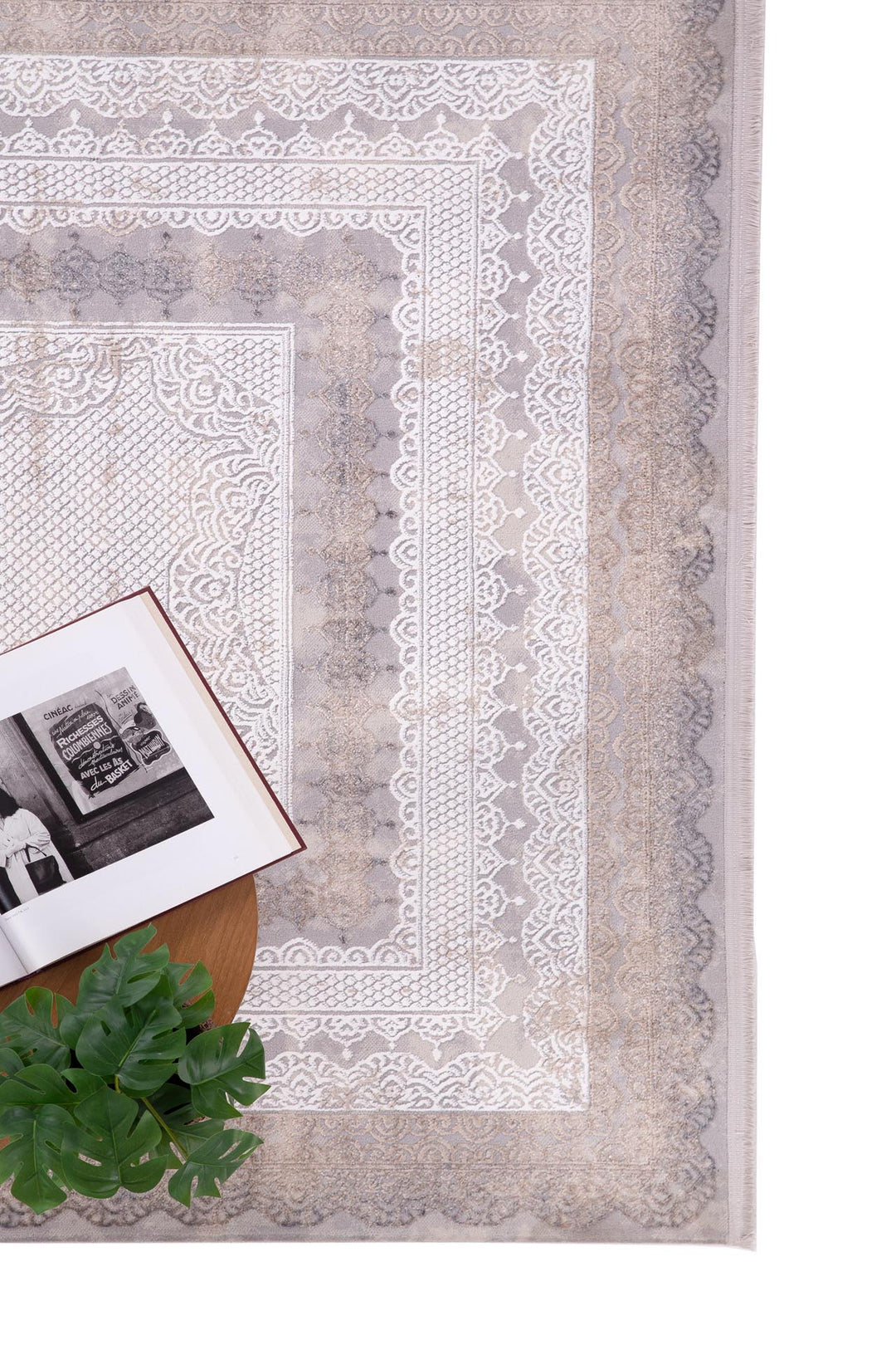 Vintage Χαλί Γκρι Πολυεστερικό Infinity Royal Carpet 1.40X2.00