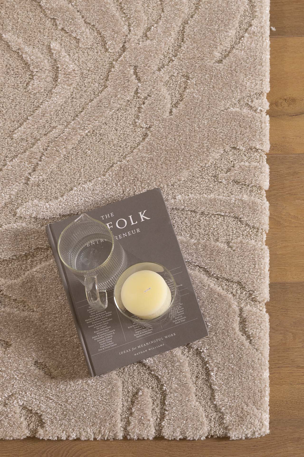 Μοντέρνο Χαλί Καφέ Cocoon 160Χ230 Royal Carpet (59615055)