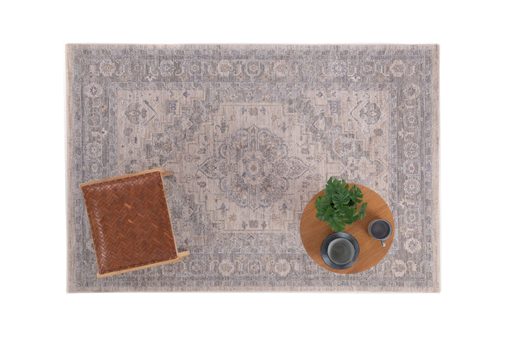 Κλασικό Χαλί Tabriz 647 L.GREY Royal Carpet - 160 x 230 cm