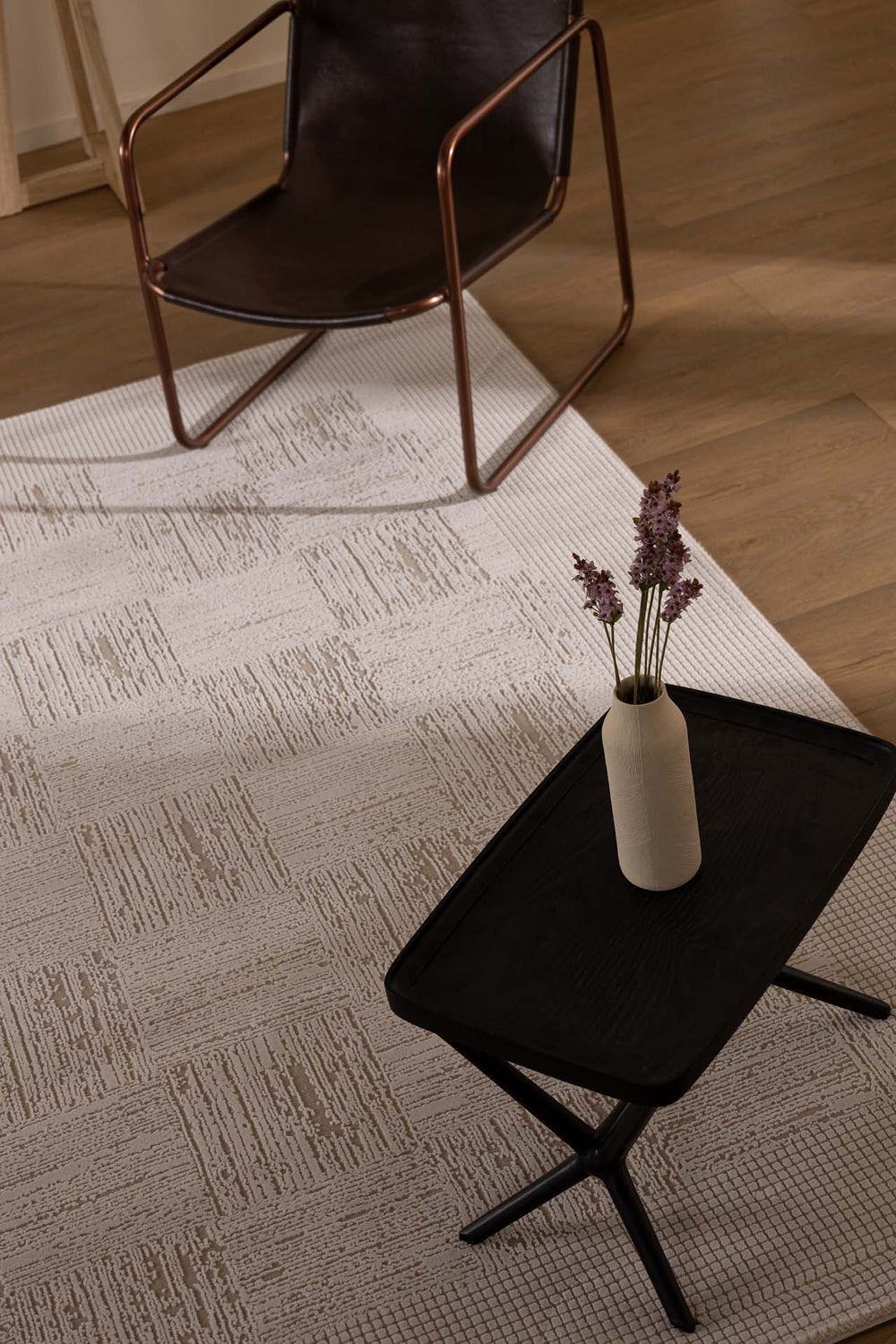 Μοντέρνο Χαλί Μπεζ Bianca 133Χ190 Royal Carpet (680ABEIGE)