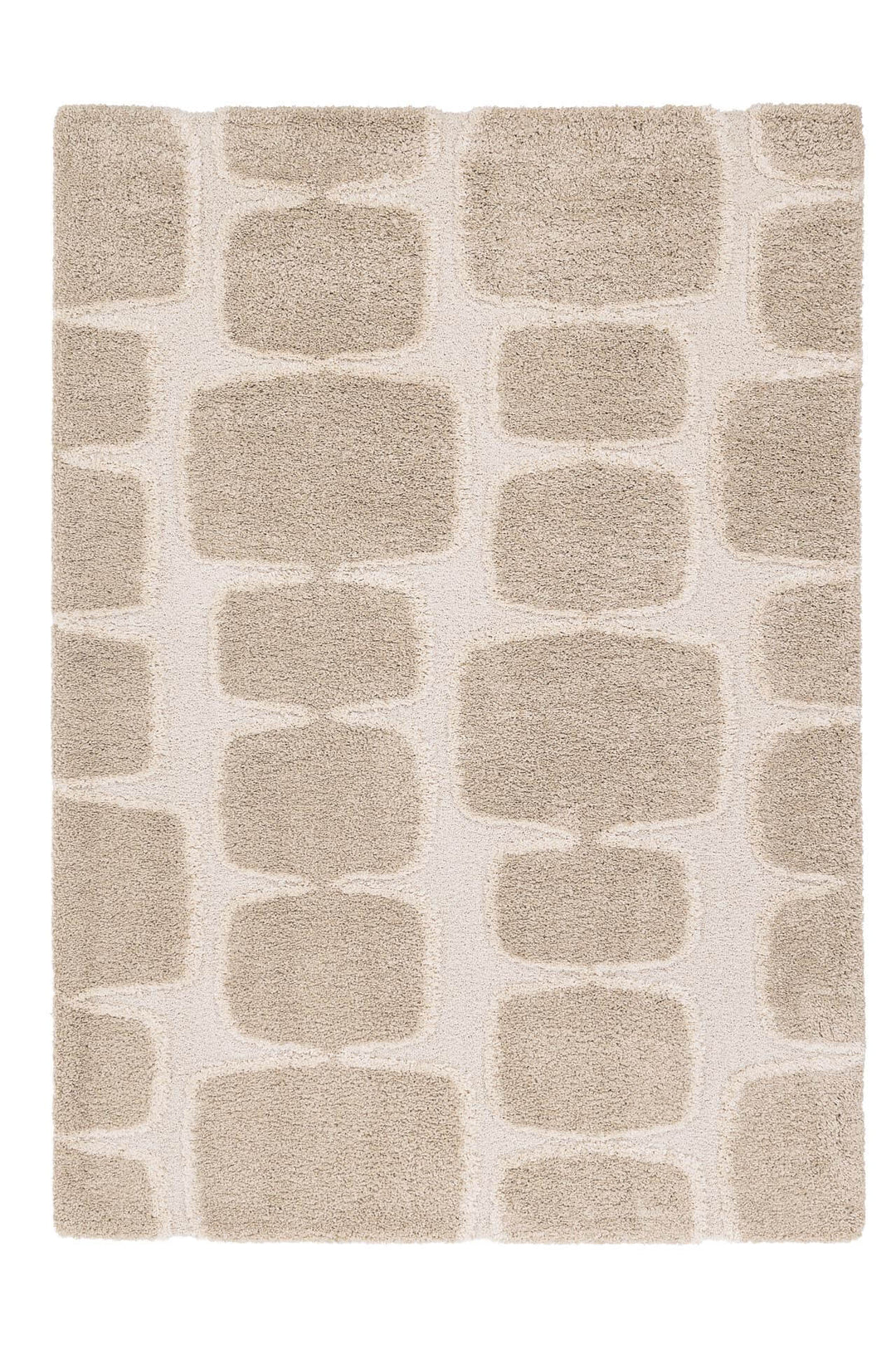 Χαλί Royal Carpet της Royal Carpet σε εκρού, σε ολόκληρη όψη, με προσεγμένο σχέδιο της σειράς και εμφανή υφή επιφάνειας.