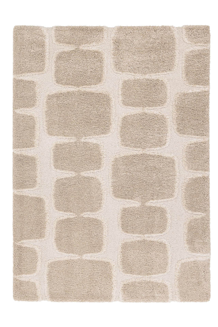 Χαλί Royal Carpet της Royal Carpet σε εκρού, σε ολόκληρη όψη, με προσεγμένο σχέδιο της σειράς και εμφανή υφή επιφάνειας.