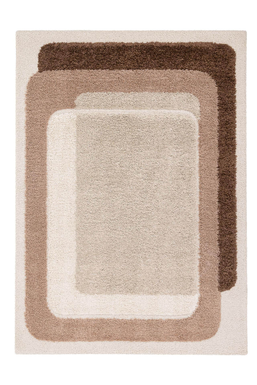 Χαλί Royal Carpet της Royal Carpet σε καφέ, σε ολόκληρη όψη, με προσεγμένο σχέδιο της σειράς και εμφανή υφή επιφάνειας.