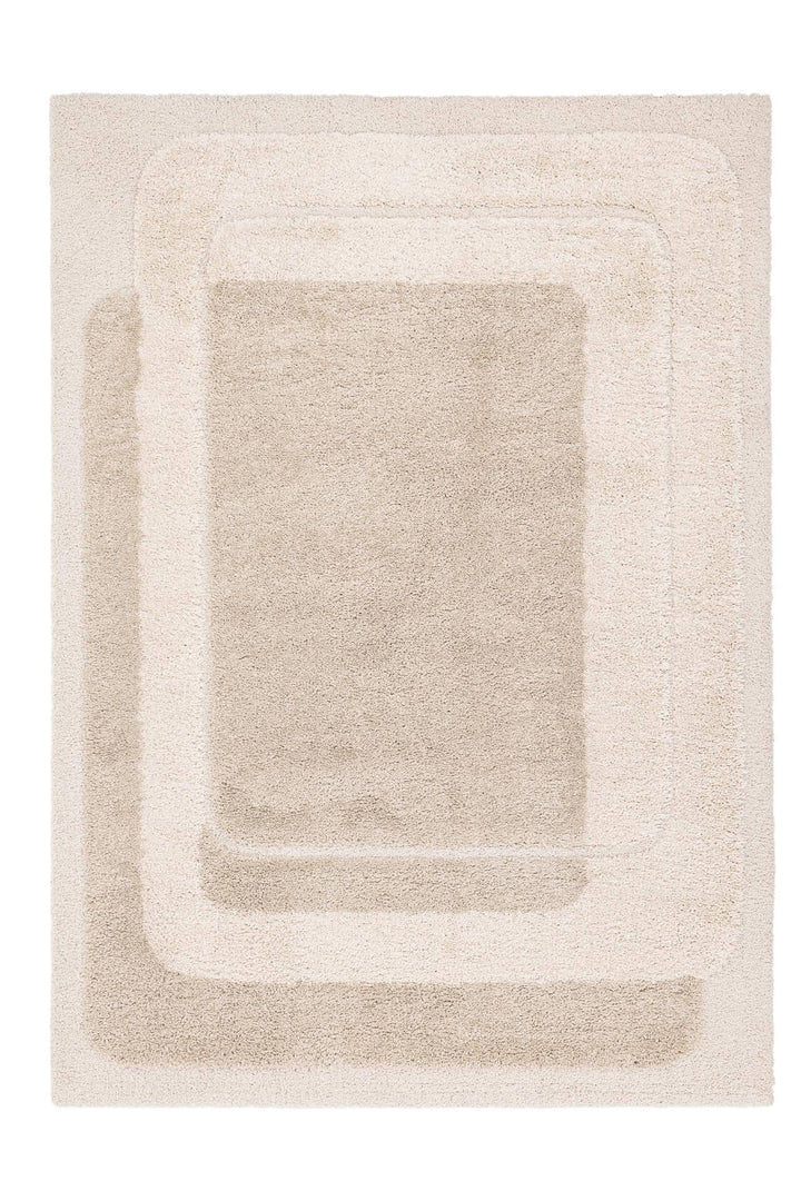 Χαλί Royal Carpet της Royal Carpet σε εκρού, σε ολόκληρη όψη, με προσεγμένο σχέδιο της σειράς και εμφανή υφή επιφάνειας.
